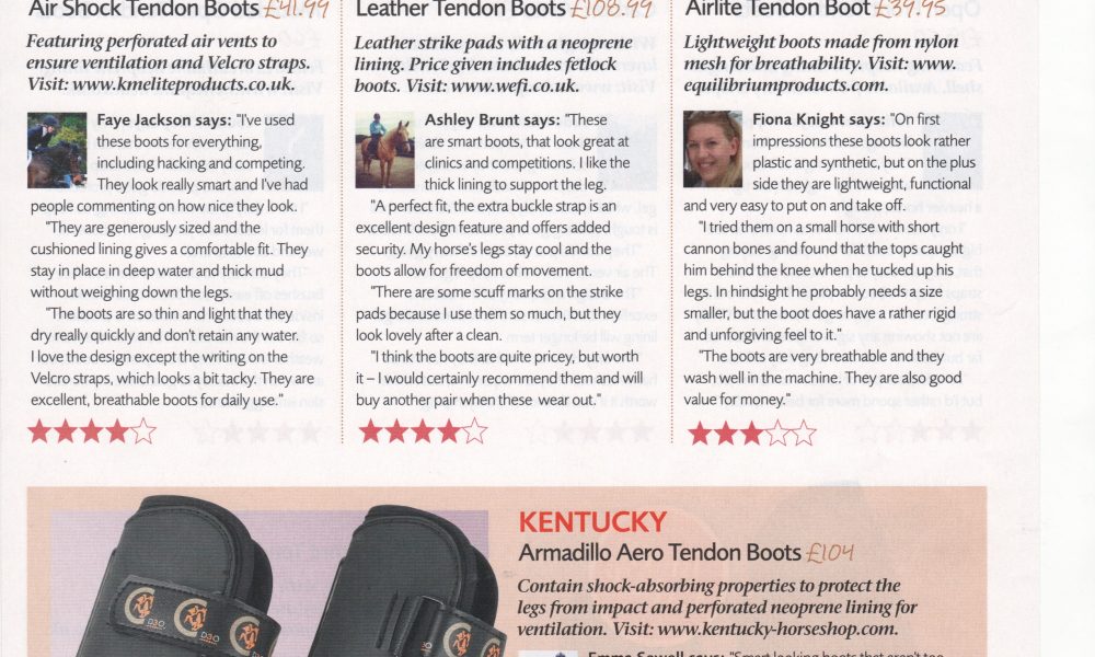 Kentucky Horsewear Horse Magazine June 2013