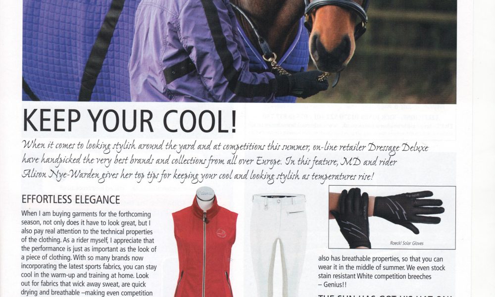 Dressage Deluxe in Equitrader July 2013