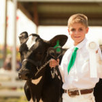 Child Exhibitor At County Show In The UK