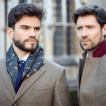 Two country gentlemen wearing tweed