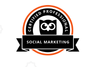 Hootsuite Academy Social Marketing Certification -Tick