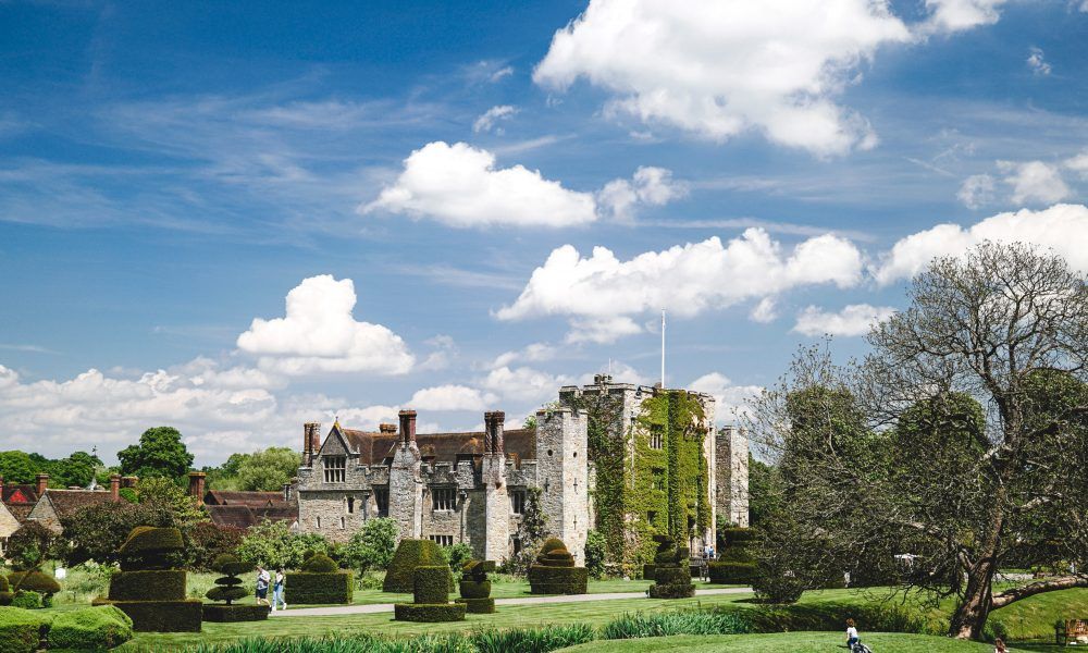 A photo of Hever Castle in the sunshine