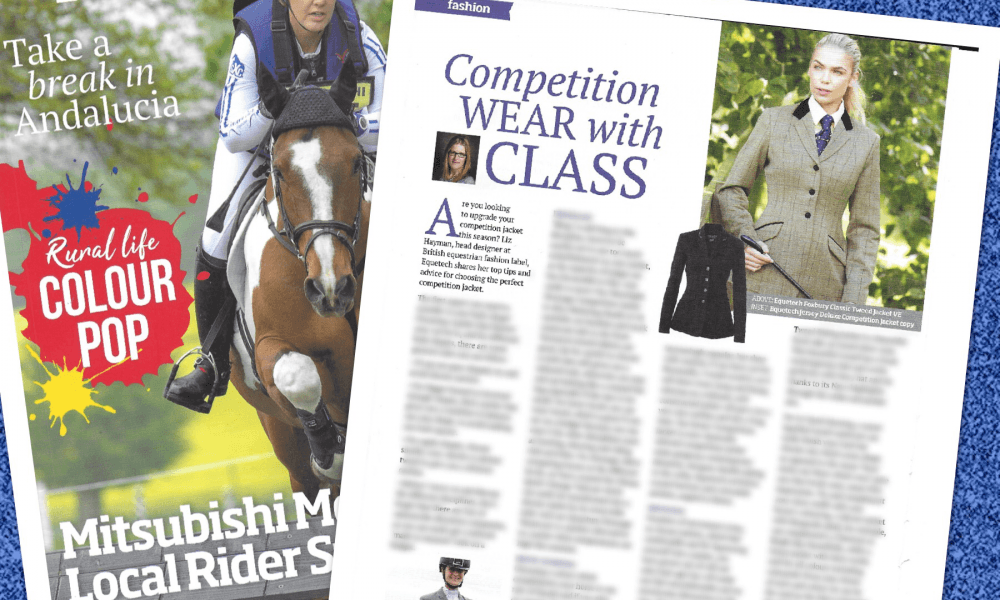 Equestrian press coverage for our equestrian clients